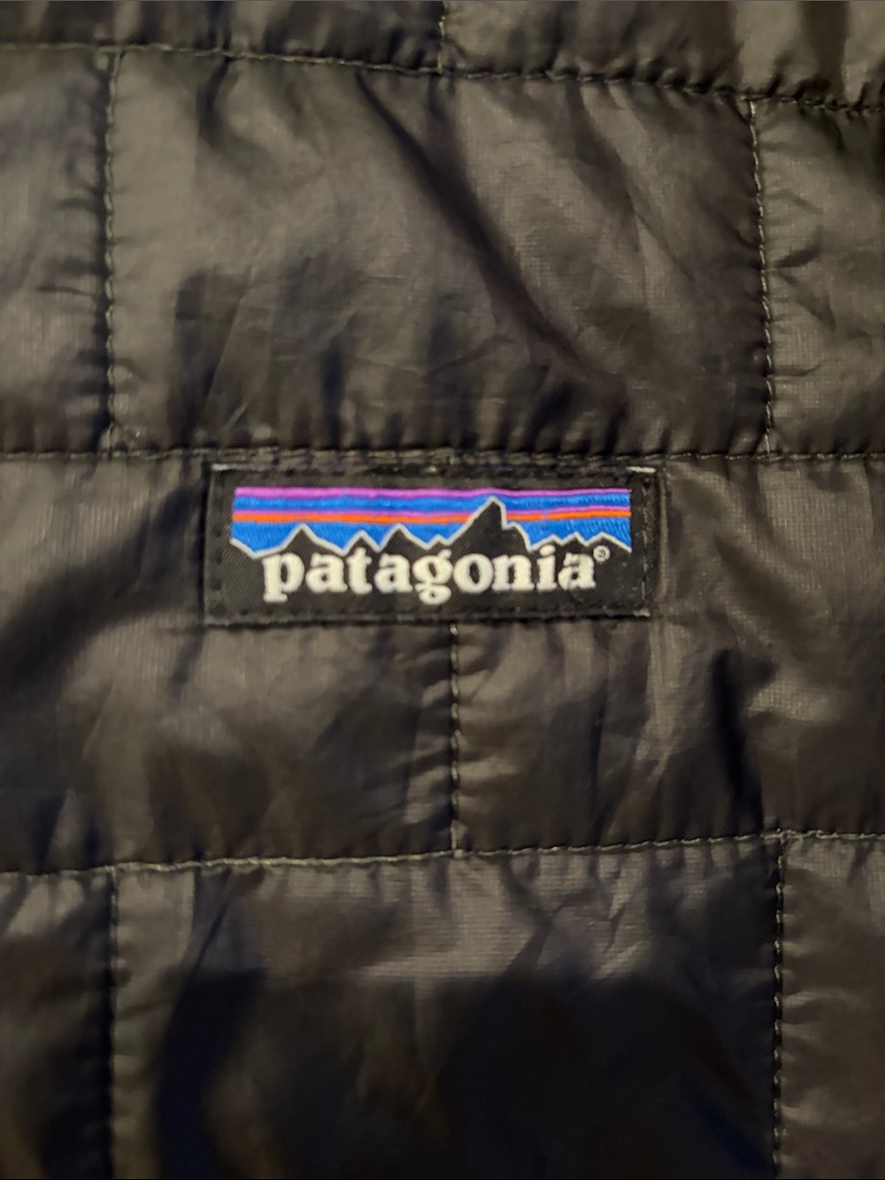 Patagonia Men’s Black Quilted Puffer Jacket-men’s XXL - Picture 2 of 6